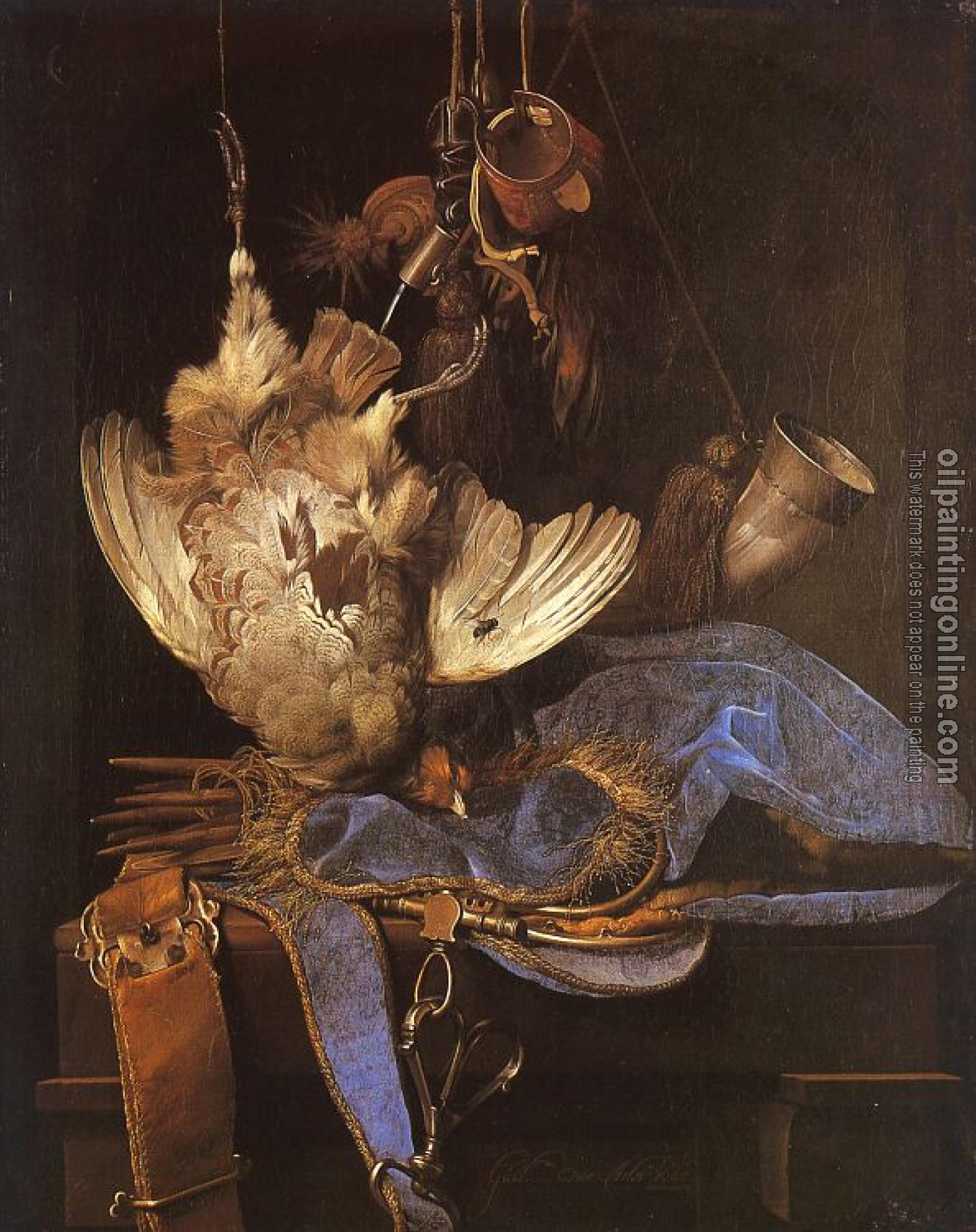 Aelst, Willem van - Still Life with Hunting Equipment